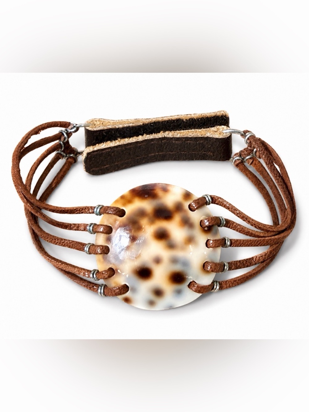 Vintage Limpet Shell Boho Bracelet